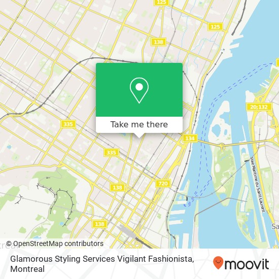 Glamorous Styling Services Vigilant Fashionista map