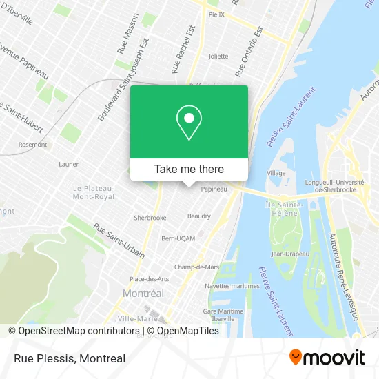 Rue Plessis map