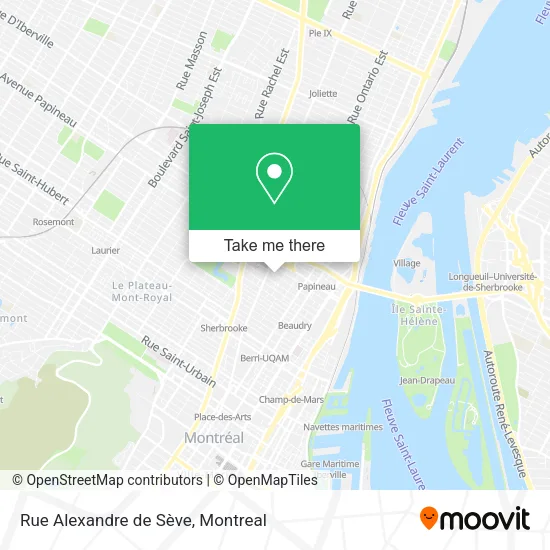 Rue Alexandre de Sève map