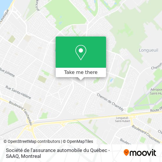 Société de l'assurance automobile du Québec - SAAQ map