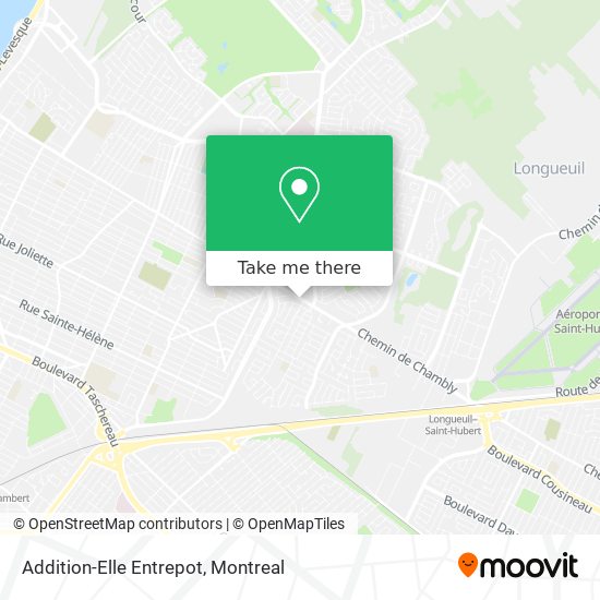 Addition-Elle Entrepot map