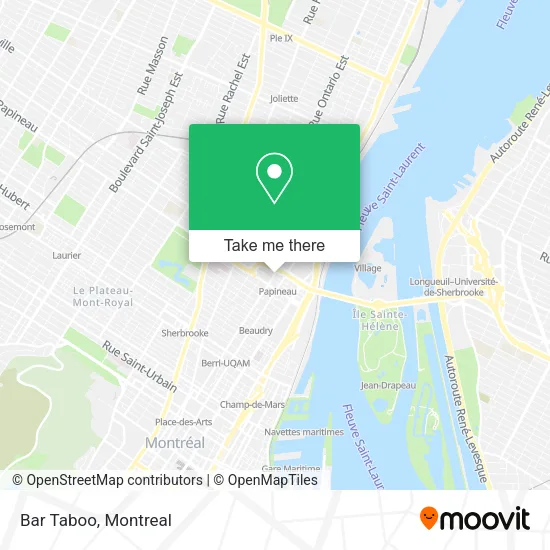 Bar Taboo map