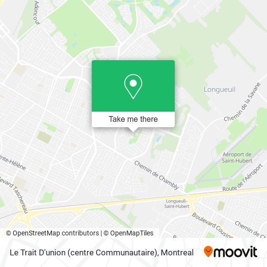 Le Trait D'union (centre Communautaire) map