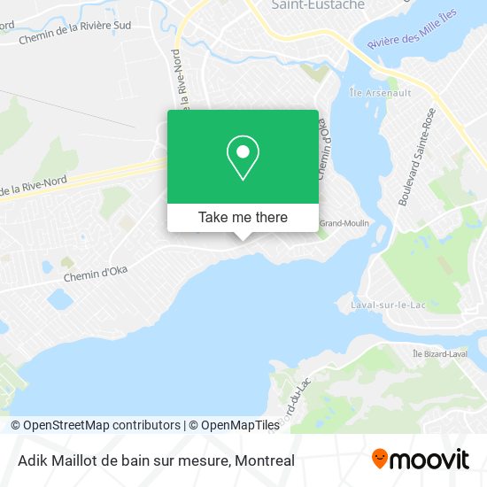 Adik Maillot de bain sur mesure map