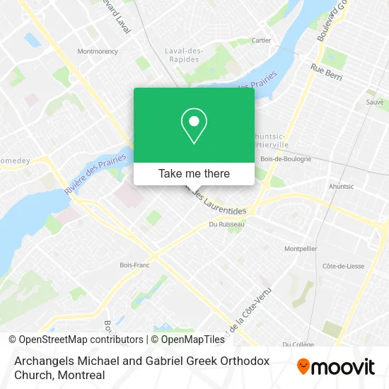 Archangels Michael and Gabriel Greek Orthodox Church map