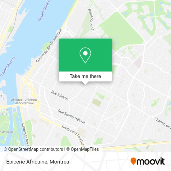 Épicerie Africaine map