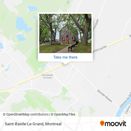 Saint-Basile-Le-Grand map