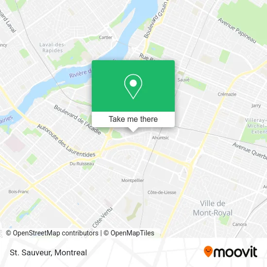 St. Sauveur map