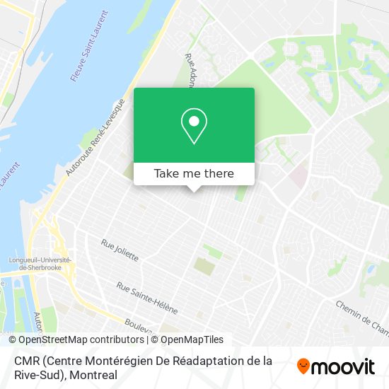 CMR (Centre Montérégien De Réadaptation de la Rive-Sud) map