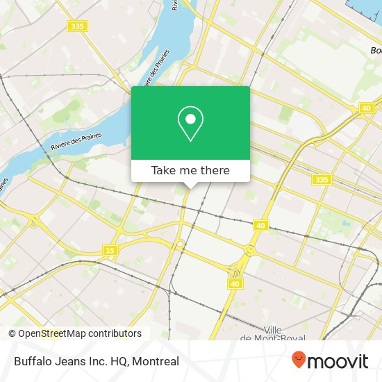 Buffalo Jeans Inc. HQ map