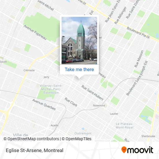 Eglise St-Arsene map