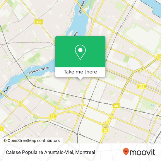 Caisse Populaire Ahuntsic-Viel map