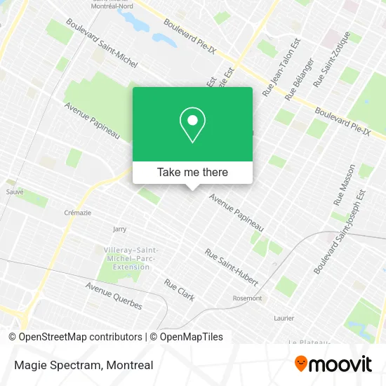Magie Spectram map