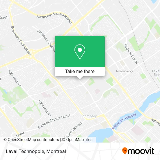 Laval Technopole map