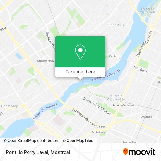 Pont Ile Perry Laval map