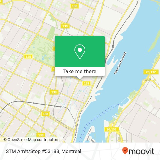 STM Arrêt/Stop #53188 map