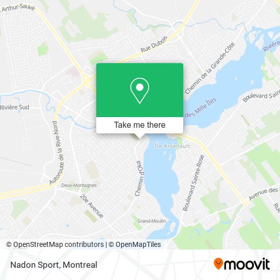 Nadon Sport map