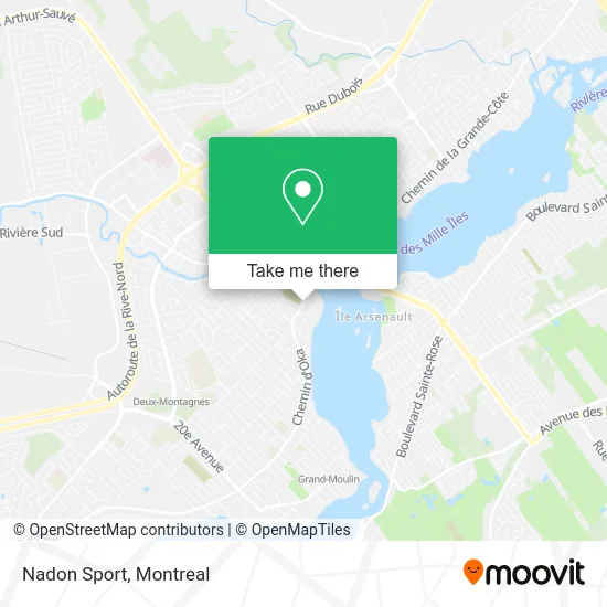 Nadon Sport map
