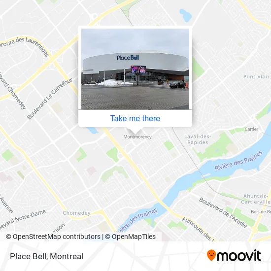 Place Bell map