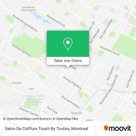 Salon De Coiffure Touch By Toutou map