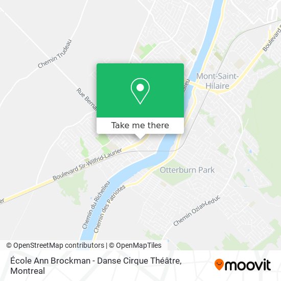 École Ann Brockman - Danse Cirque Théâtre map