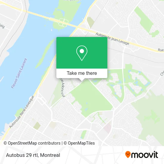 Autobus 29 rtl map