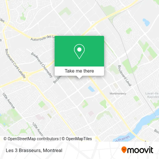 Les 3 Brasseurs map