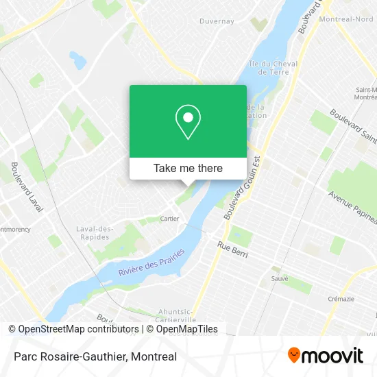 Parc Rosaire-Gauthier map