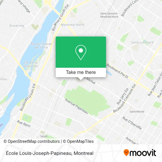 École Louis-Joseph-Papineau map