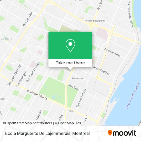 Ecole Marguerite De Lajemmerais map