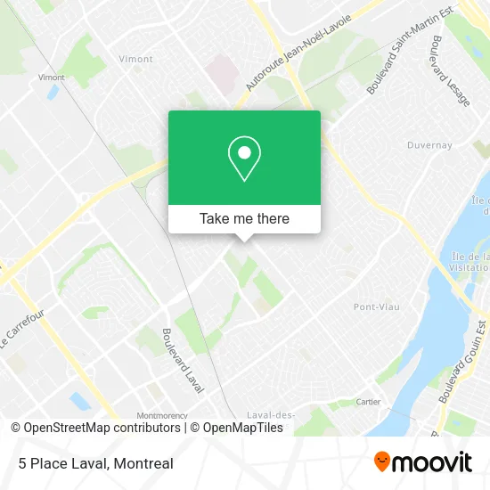 5 Place Laval map