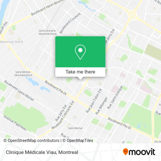 Clinique Médicale Viau map