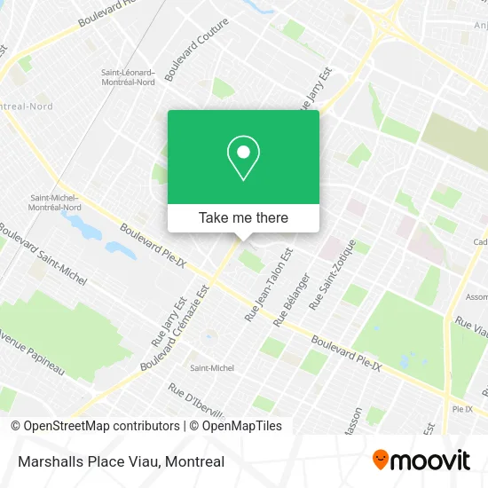Marshalls Place Viau map