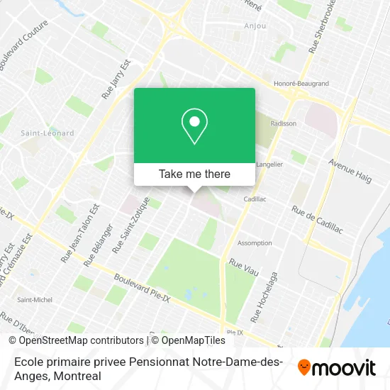 Ecole primaire privee Pensionnat Notre-Dame-des-Anges map
