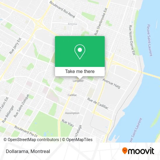 Dollarama map