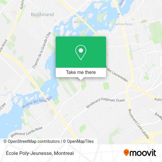 École Poly-Jeunesse map