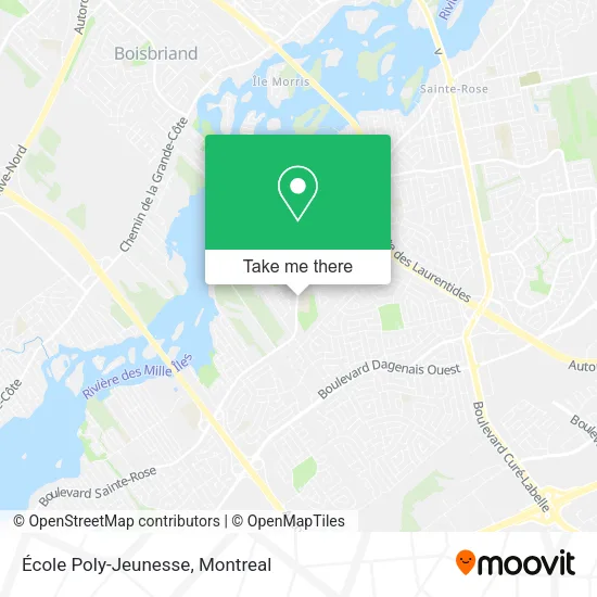 École Poly-Jeunesse map
