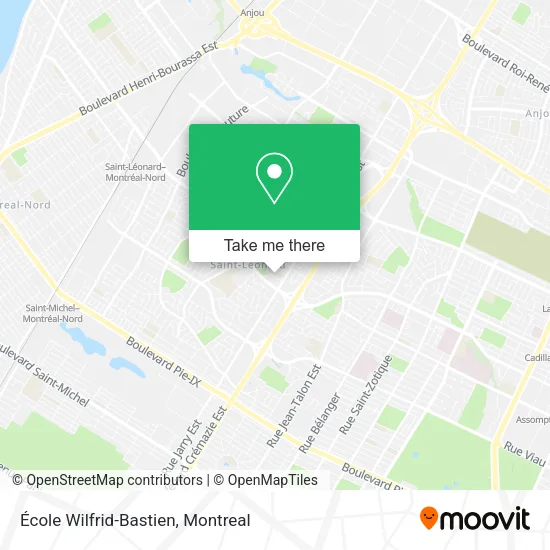 École Wilfrid-Bastien map