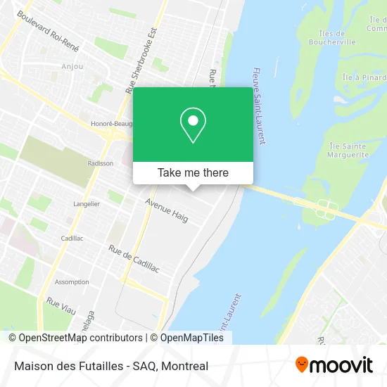 Maison des Futailles - SAQ map