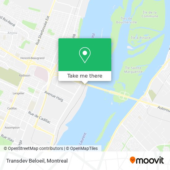 Transdev Beloeil map