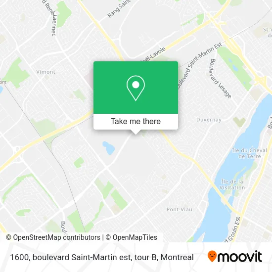 1600, boulevard Saint-Martin est, tour B map