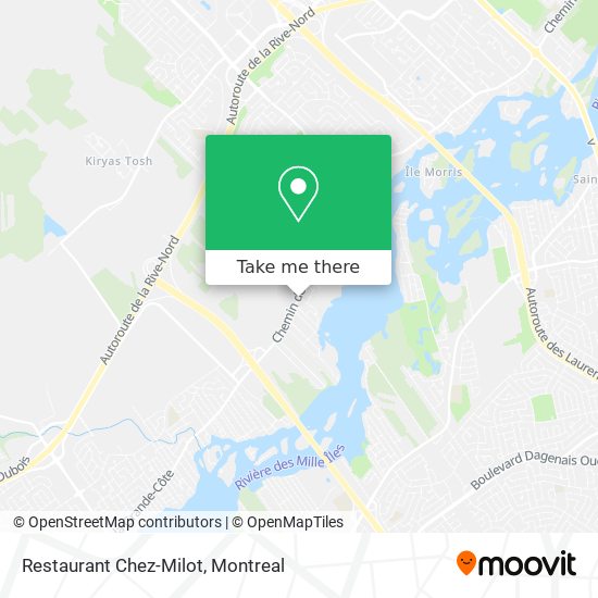 Restaurant Chez-Milot map