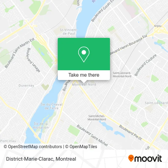 District-Marie-Clarac map