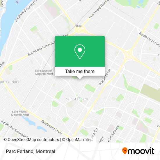 Parc Ferland map