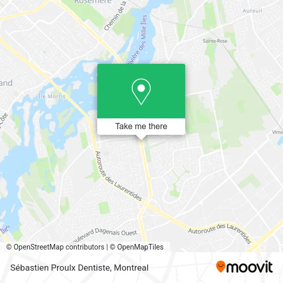 Sébastien Proulx Dentiste map