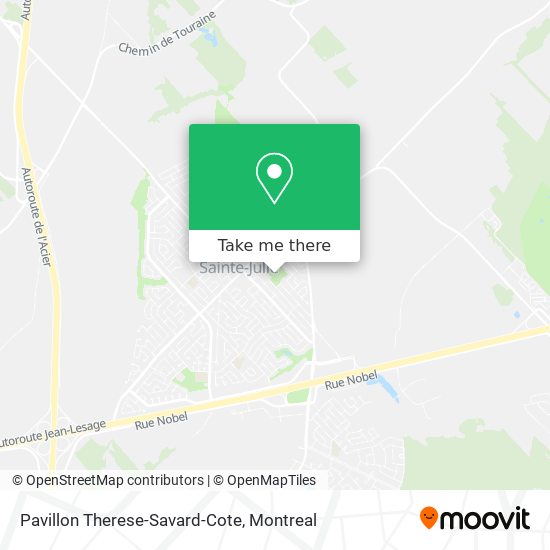 Pavillon Therese-Savard-Cote map