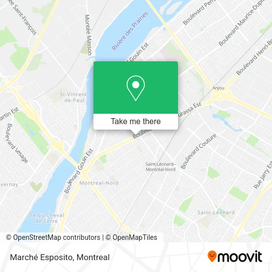 Marché Esposito map