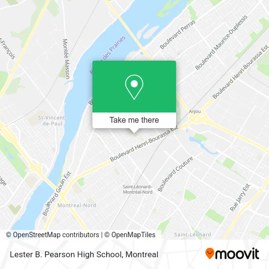Lester B. Pearson High School map