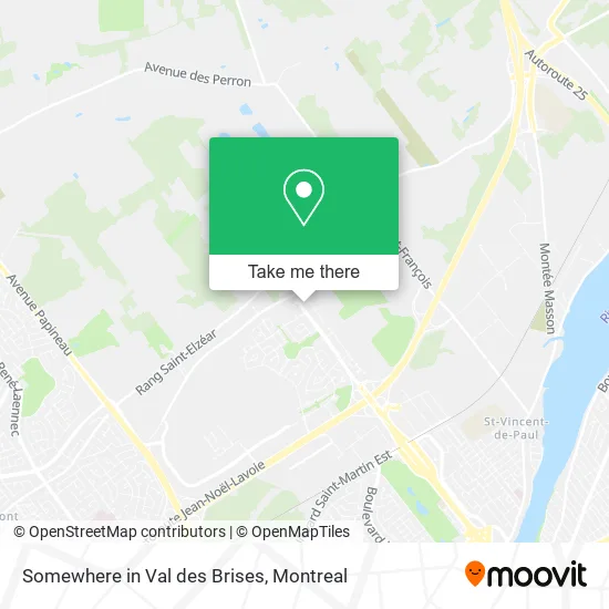 Somewhere in Val des Brises map
