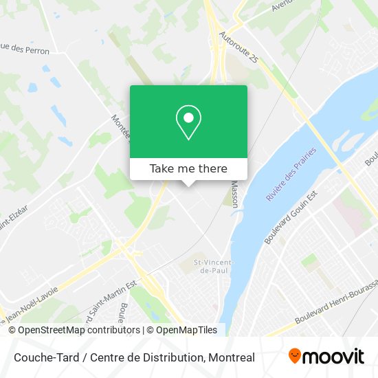 Couche-Tard / Centre de Distribution map